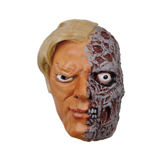 verkoop - attributen - Halloween - Masker half verbrand gezicht
